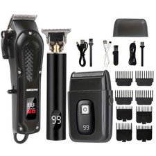 Professionelles Friseurscheren und Trimmer-Set – Haarschneidemaschine für Herren