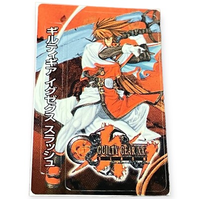 Sony PlayStation 2 Ps2 Guilty Gear X2 XX Midnight Carnival Memory Card Sticker