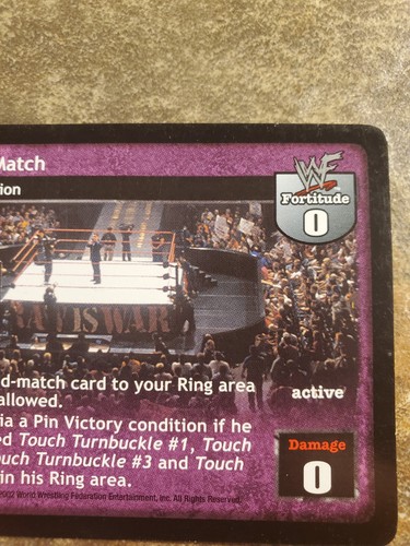 WWE WWF Raw Deal CCG - Four Corners Match - Stipulation - Picture 3 of 3
