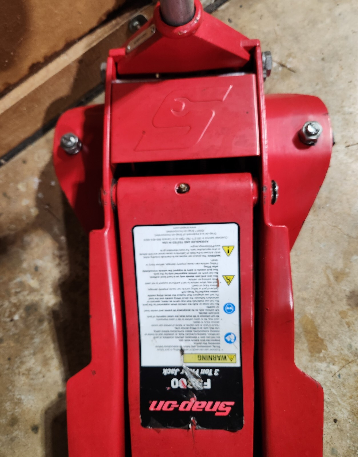 Snapon 3ton Floor Jack FJ300 for sale online eBay