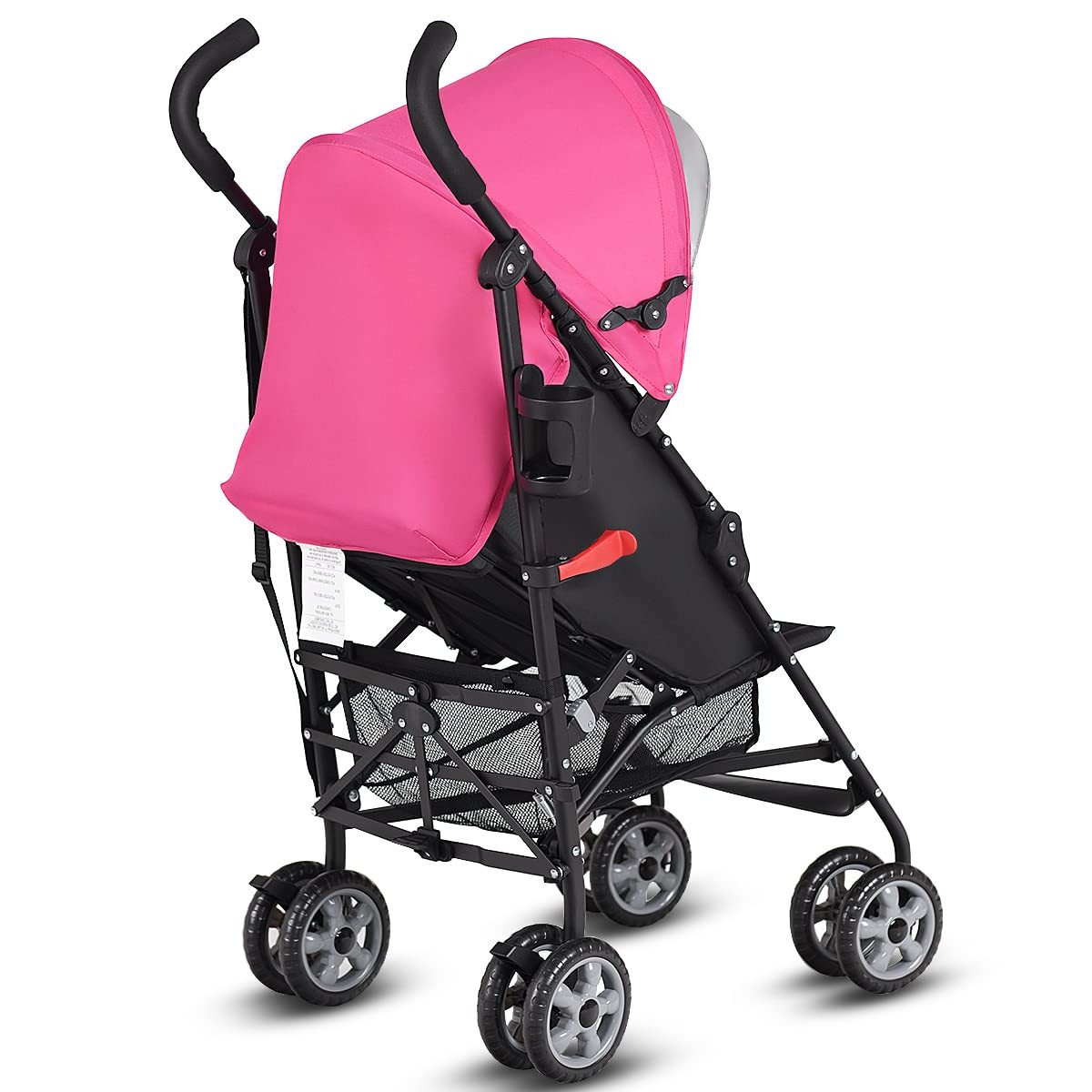 Baby Lightweight Stroller, Compact Travel Stroller for Airplane, Adjustable Back