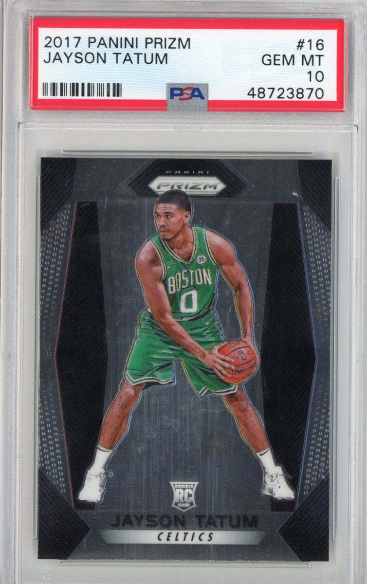 Graded 2017-18 Panini Prizm JAYSON TATUM #16 Rookie RC Graded 2017-18 Panini Prizm JAYSON TATUM #16 Rookie RC