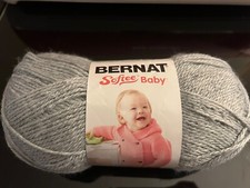Bernat Softee Baby Yarn - Solids, 100 Acrylic - Flannel / Gray   362 yards