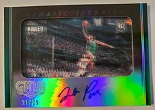 Jabari Parker 2014-15 Gala Rookie RC On Card Auto SSP 21/25 Celtics Bucks Star 