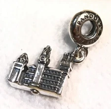 RETIRED Pandora Prague Charles Bridge Charm #791095 +FREE Gift Box +Tag