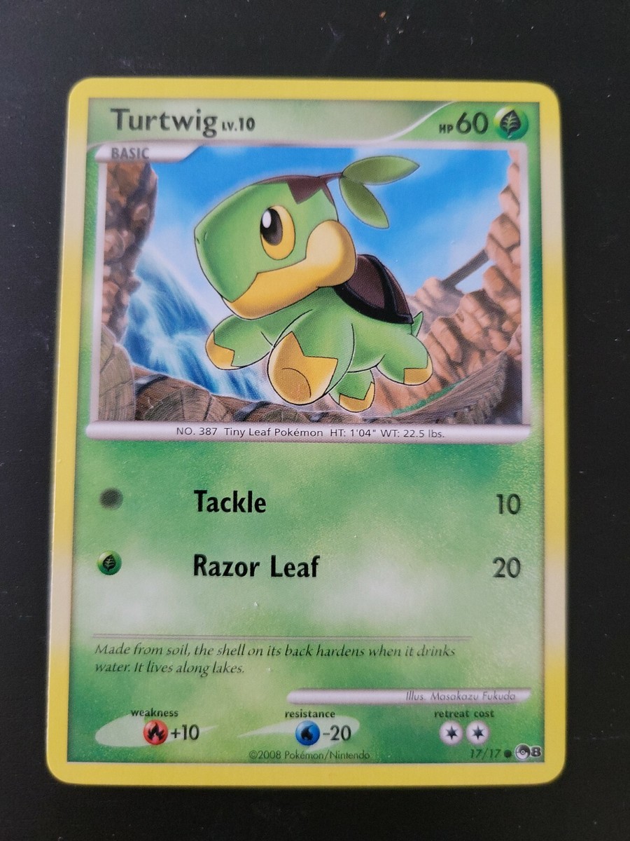 Pokemon Card POP Series 8 2008 - Turtwig 17/17 | eBay