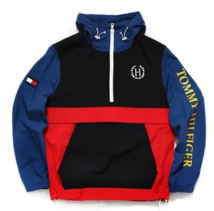 tommy hilfiger pop over windbreaker