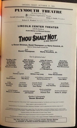 Broadway, Off Broadway & Try-Out Playbill - Picture 601 of 728