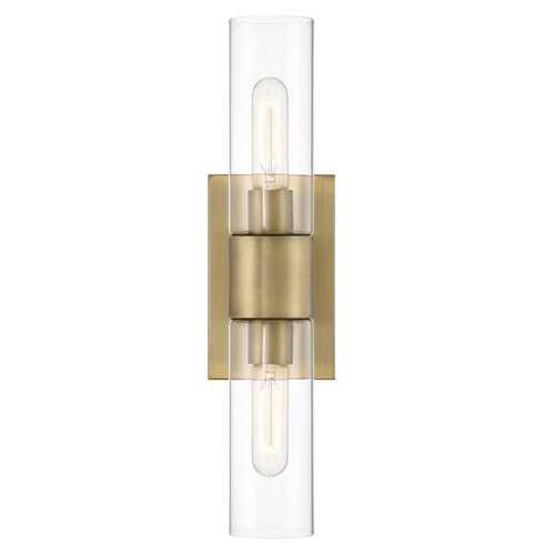 DESIGNERS FOUNTAIN Anton 17.5 in 2-Light Wall Sconce Old Satin Brass D286M-2WS-0 - Picture 1 of 8