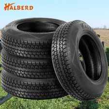 Set 4 ST205/75D15 Boat Trailer Tires 6Ply Bias 205 75 15 Heavy Duty Load Range C