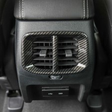 Carbon Fiber Rear Air Vent Outlet Cover Bezel For Jeep Cherokee Accessories Carbon Fiber Rear Air Vent Outlet Cover Bezel For Jeep Cherokee Accessories