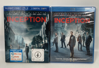 Inception (Blu-ray/DVD, 2010, 2-Disc Set) + Lenticular Slipcover Region A SEALED
