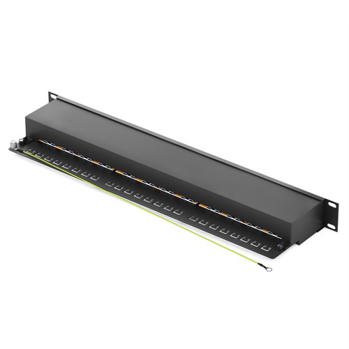19" panneau de raccordement pour armoire réseau / armoire de réglage 16 24 ports RJ45 Cat 6 6a LAN - Photo 30/71