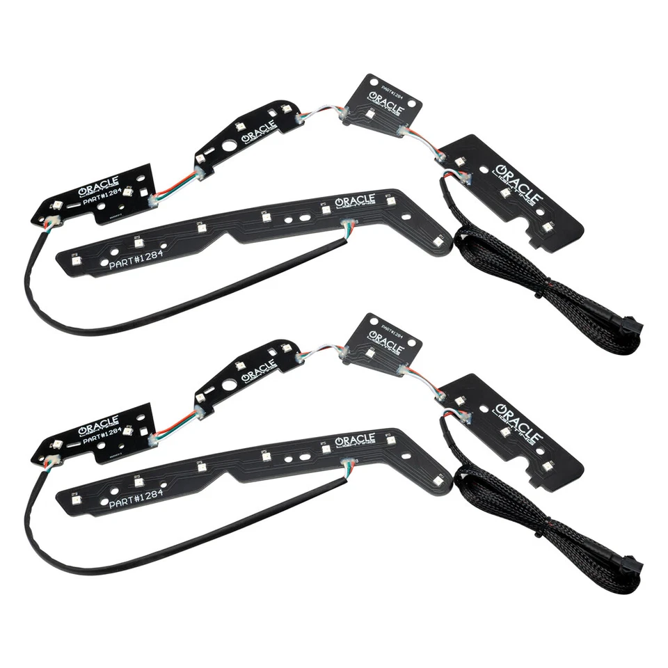 Kit de actualización de faros DRL Oracle Lighting 1284-332 para Jeep Grand Cherokee 14-21 Foto 3 de 4