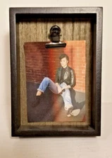 2.5 X 3.5 inch Black Wood Shadow Box Clip Frame,  