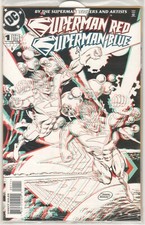 Superman Red / Superman Blue 3-D  DC 1998  Polybagged with reprint  glasses