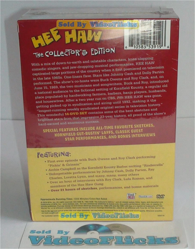 Hee Haw - The Collectors Edition DVD Box Set Complete 14-Disc New Collection - Image 2 of 4