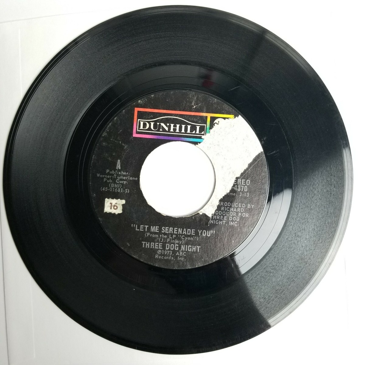 Three Dog Night Let Me Serenade You 45 rpm ABC Dunhill D - 4370 | eBay