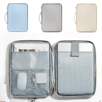 Leather Laptop Sleeve Case Hangbag 13 14 15 16 inch For Macbook Air Pro M3 Dell