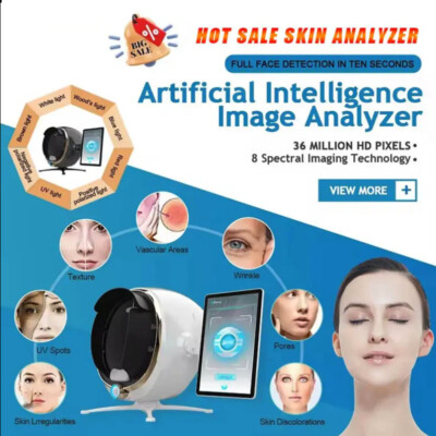 3D Skin Scanner Facial Analyzer Intelligent Analysis System Machine Care Camera