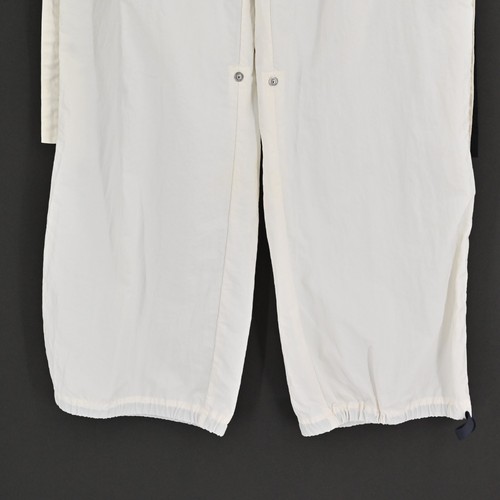 Vtg ZUMBA Pants Womens Size XXL Nylon Cargo Pocket Ivory Black Y2k Fitness Dance - Picture 4 of 13