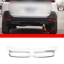 For Peugeot 3008 5008 Allure Active 2017-2022 Tail Pipe Exhaust Cover Trim 2pos