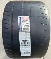 ONE BRAND NEW 335/25ZR20 Michelin Pilot Sport Cup 2 ZP Run Flat Tire 3352520