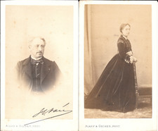 Photo CDV Henry FARÉ Secrétaire Géneral Gvt Algérie & sa femme Pauline DARBLAY