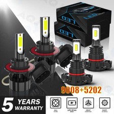 For Gmc Yukon Xl 1500 2007-2014 Led Headlight High Low Fog Light Bulbs 6000k For Gmc Yukon Xl 1500 2007-2014 Led Headlight High Low Fog Light Bulbs 6000k