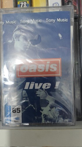 Oasis Live! 4 Track maxi single FACTORY SEALED cassette **Ref Images - Picture 2 of 13