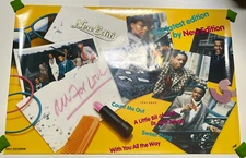 VTG New Edition 1985 36x24 Poster Brown Tresvant Bell Bivins DeVoe ~ ORIGINAL VG