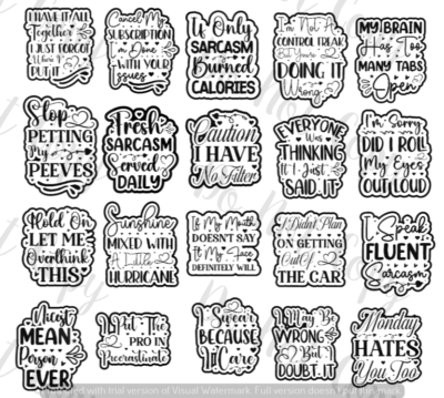 "Thou May Ingest A Satchel Of Richards" Funny Sticker - Waterproof Vinyl Decal For Laptop, Bottle, Notebook