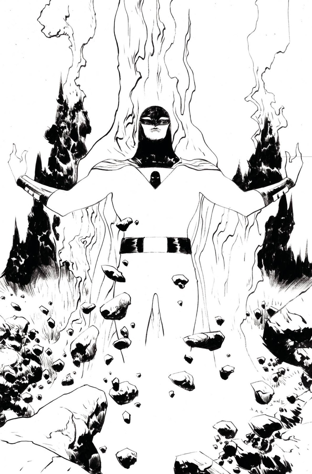 SPACE GHOST #1 CVR Q 1:40 LEE LINE ART VIRGIN 5/1/24 PRESALE