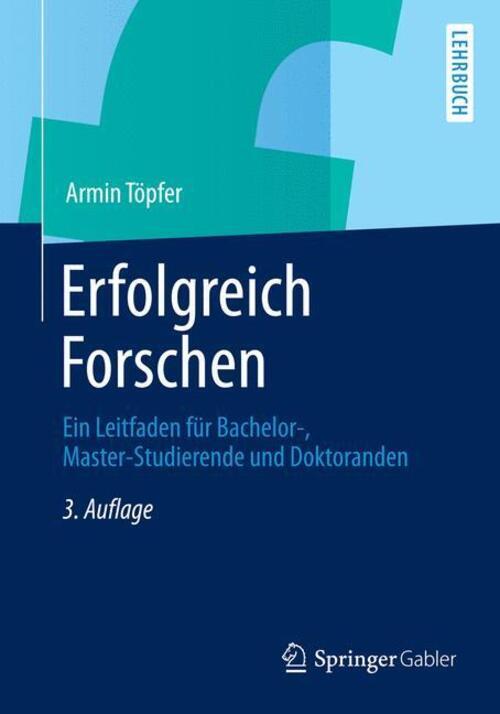 Thumbnail - Erfolgreich Forschen Armin Töpfer Taschenbuch Springer-lehrbuch
