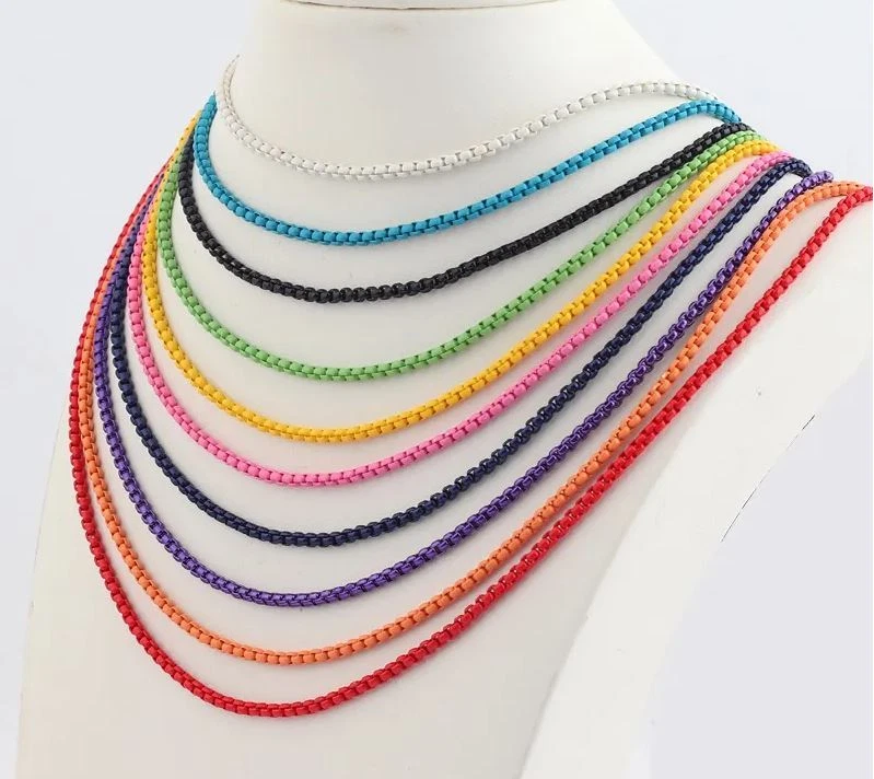 VETEMENTS Scatola Catena Collana Colorata Impilabile