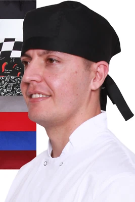 MIRABELLA HEALTH & BEAUTY Chef Bandana Hut Kopfbezug Uniform Bäcker Küche Restaurant Pub