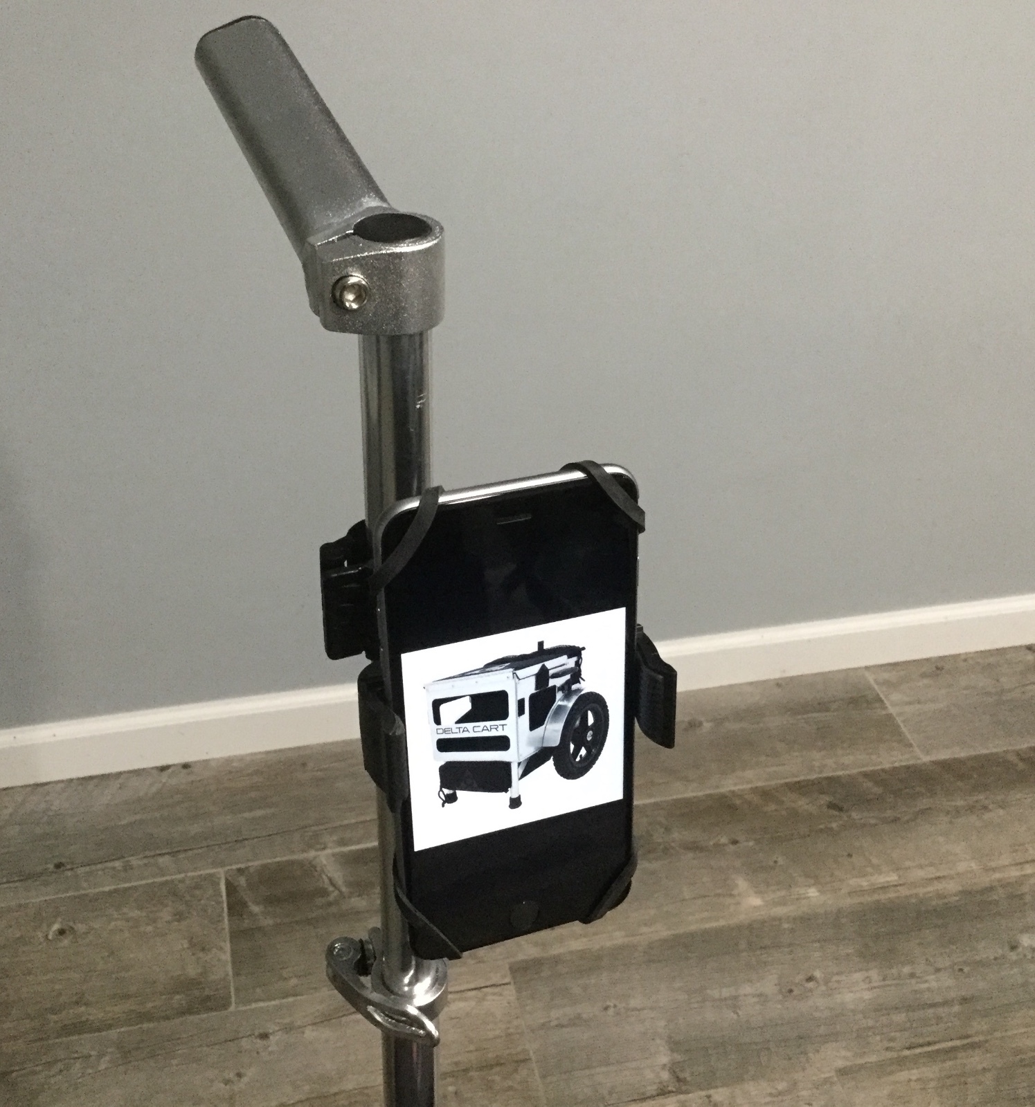 Disc Golf Cart Cell Phone Holder Mount Clamp On GREAT FOR VIDEO bag