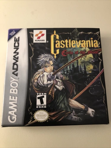 Castlevania: Circle of the Moon (Nintendo Game Boy Advance, 2001) Tested CIB 