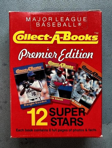 1990 MLB COLLEZIONE-A-BOOKS BOX #1/12 GIOCATORI/PREMIERE EDIZIONE/BABE RUTH *