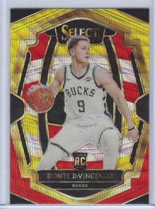 DONTE DIVINCENZO 2018-19 PANINI SELECT TRI COLOR PRIZM PREMIER ROOKIE RC #164
