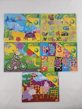 Lot of 5 NEW Sealed Crayola Learning Puzzles 24 pcs ABC Count Numbers High Hello