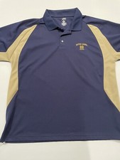 Notre Dame Irish Men  s XL Pro Player Sports Golf Polo Sht Sleeve Shirt Blue/Gold