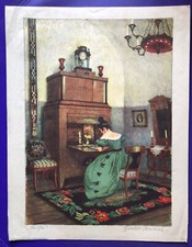 Kunstdruck Skarbina AN SIE Verlag Wohlgemuth & Lissner Berlin
