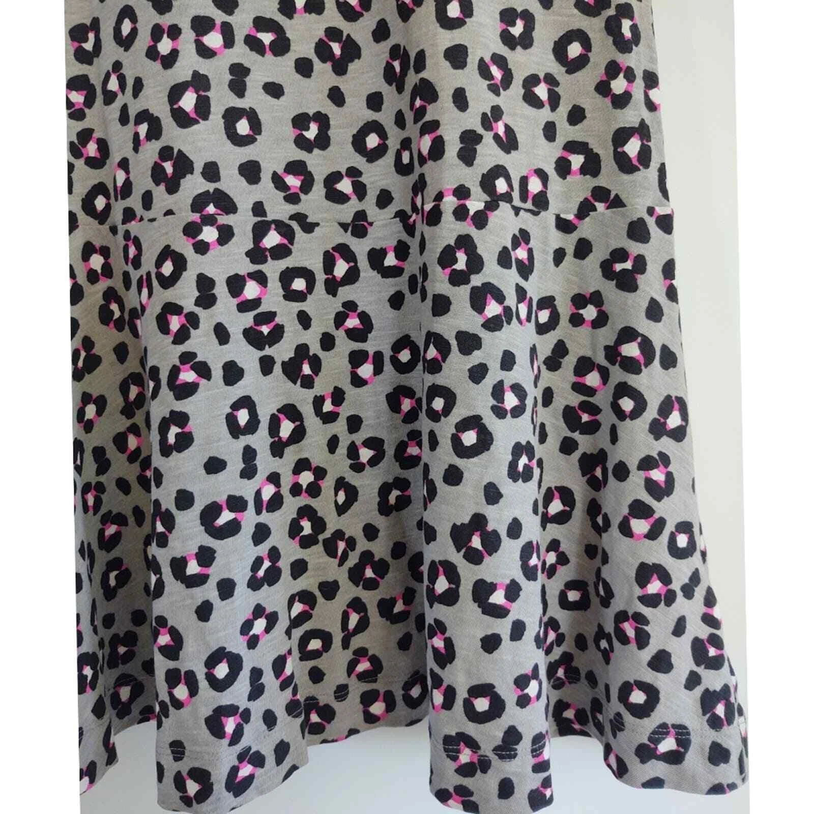 Abito Kate Spade Cyber Cheetah vita bassa cotone taglia XS