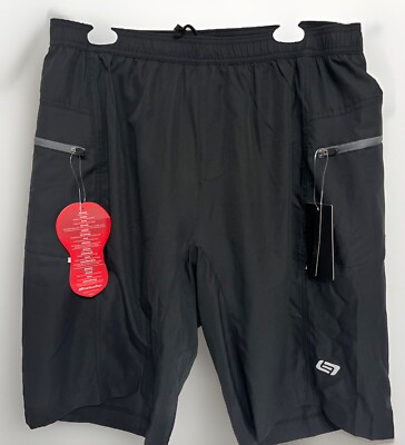 Men s Bellwether Ultralight Gel Cycling Shorts - Black, XXL New With Tags
