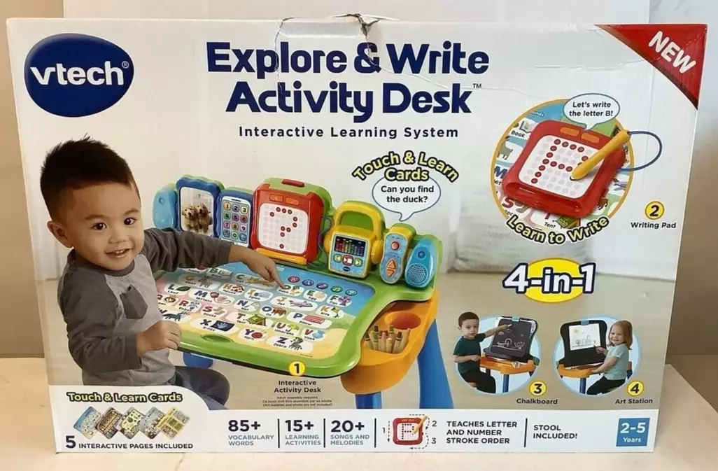 NEW Vtech 4 in 1 Explore Write Activity Desk Interactive
