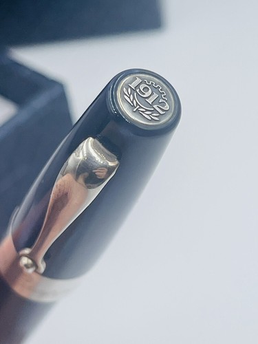 Pluma estilográfica Montegrappa azul resina y plata esterlina Fortuna ISFOR5LC - Imagen 7 de 12