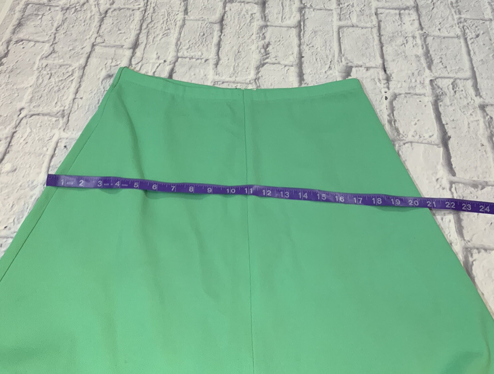 Vintage Outfit 1960s Sweater Maxi Skirt Mint Gree… - image 12