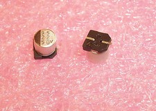 QTY 50 22uf 50V SMD ALUMINUM ELECTROLYTIC CAPACITORS ALS220M50V6.3X6.3 SMEC