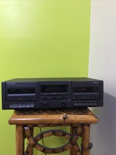 KENWOOD KX-W594 STEREO DOUBLE CASSETTE TAPE DECK - Tested
